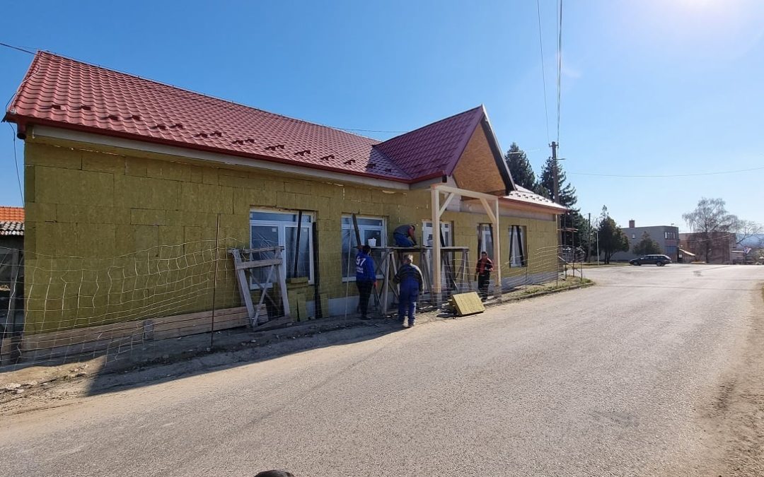 Napredujeme vo výstavbe domu služieb pre vinárov a vinohradníkov v Mužle